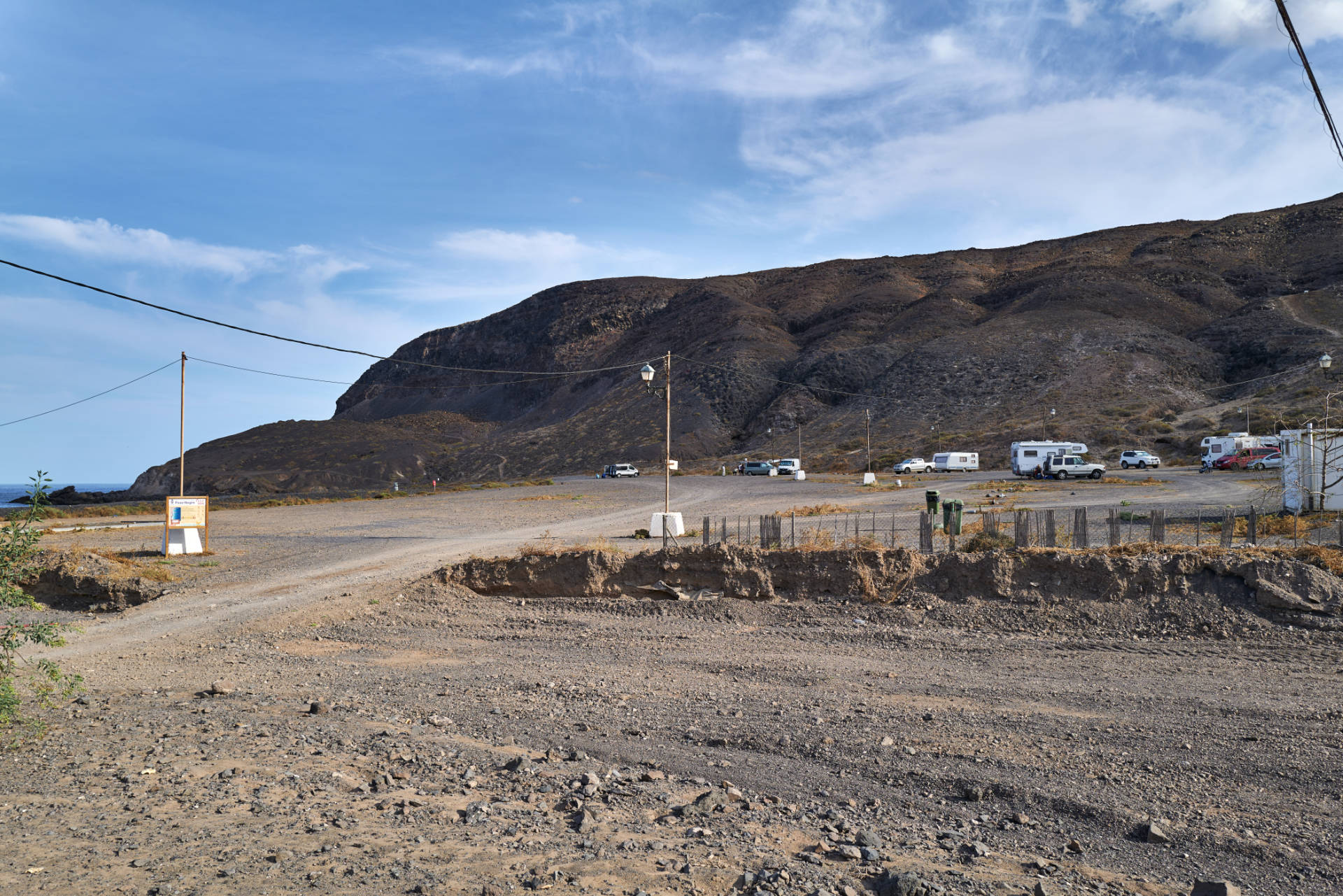 Camping de Pozo Negro Fuerteventura.