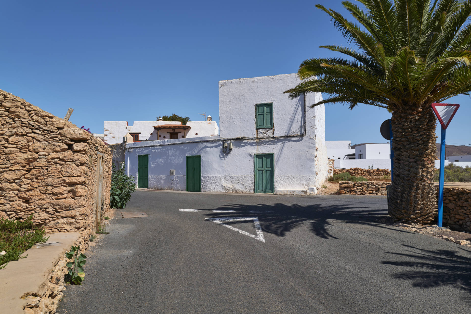 Der Ort Tuineje auf Fuerteventura.