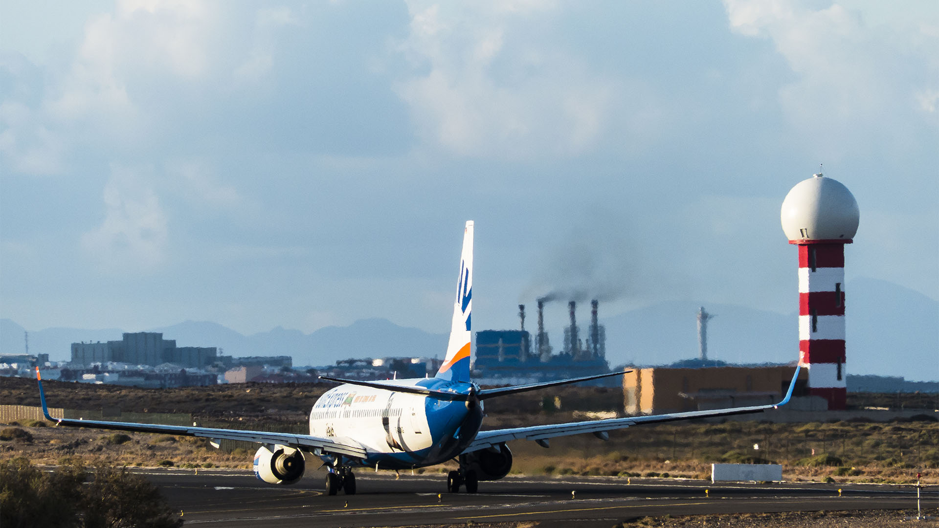 Der Flughafen El Matorral Fuerteventura.