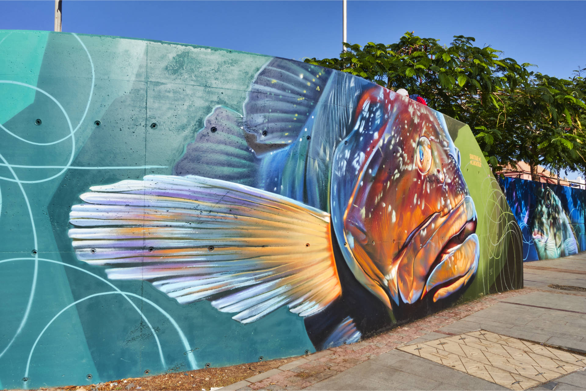 Street Art Projekt Mar, Tierra y Aire de Fuerteventura – Matías Mata Garcia aka Sabotaje al Montaje.
