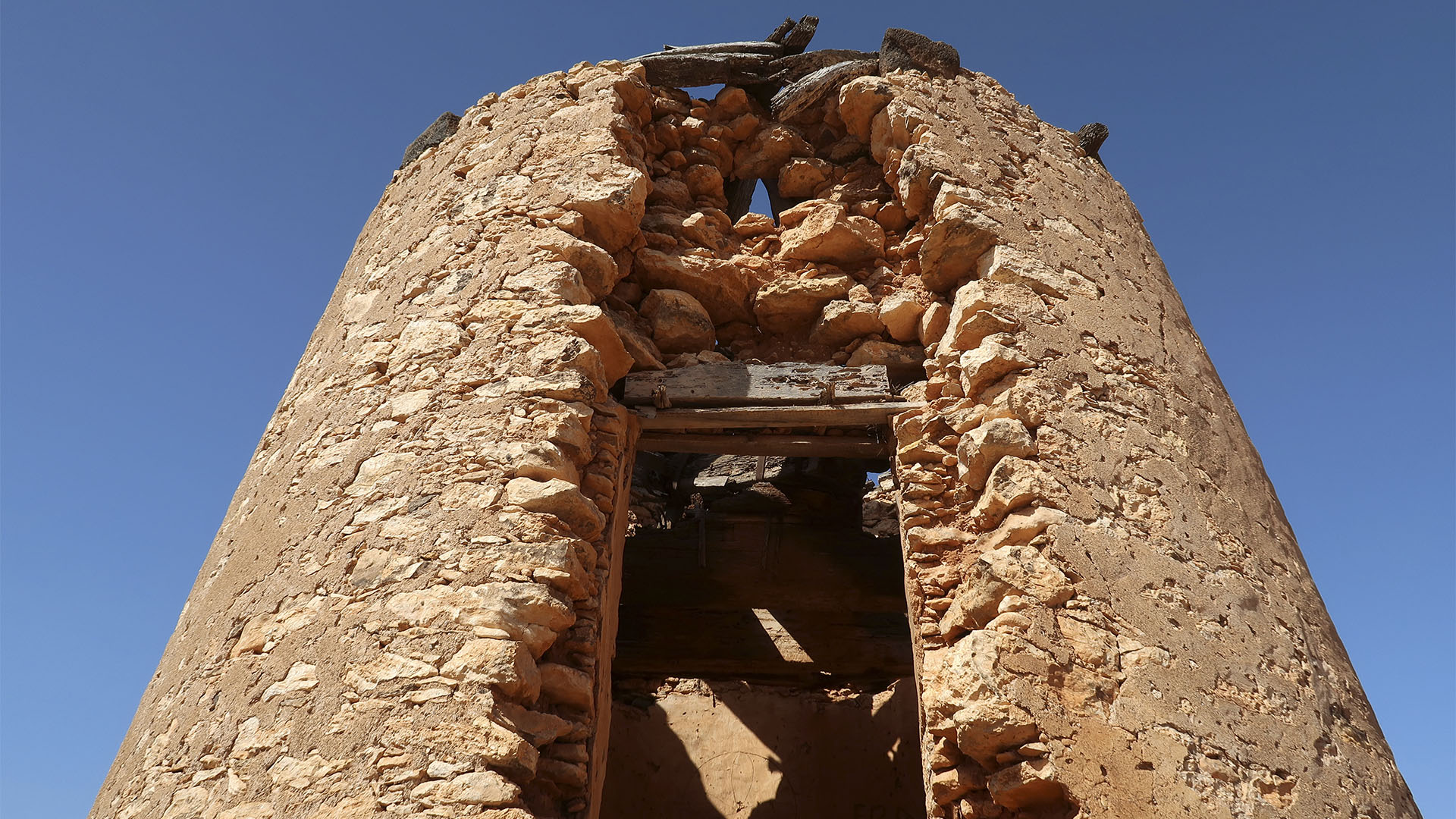 Windmühlen Valles de Ortega Fuerteventura.