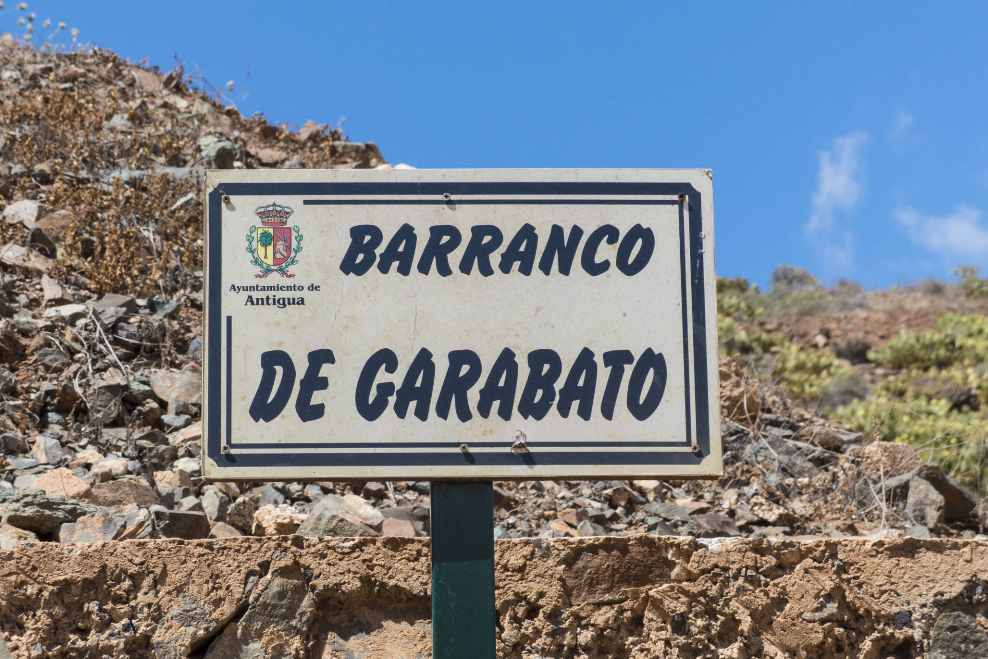 Barranco los Almácigos y Barranco del Garabato Agua de Bueyes Fuerteventura.