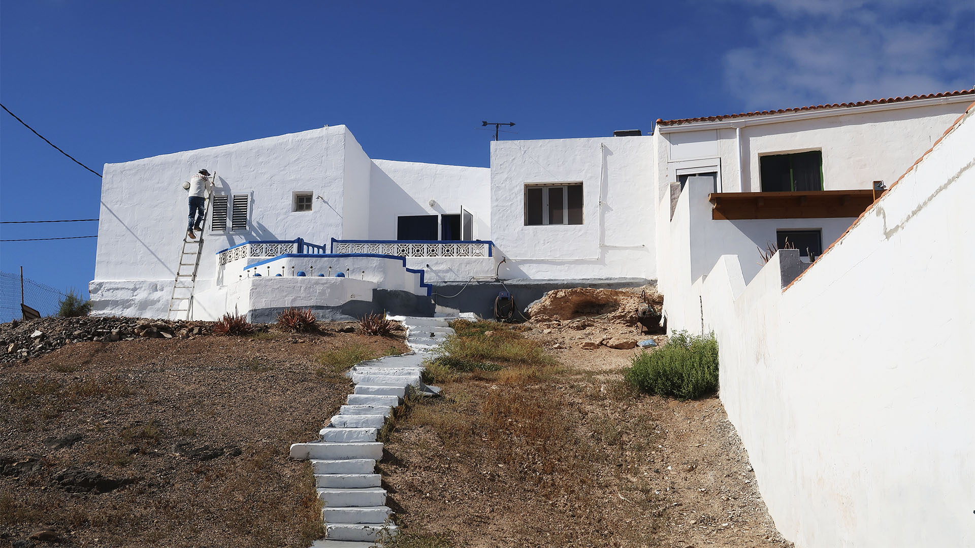 Der Ort Salinas del Carmen Fuerteventura.