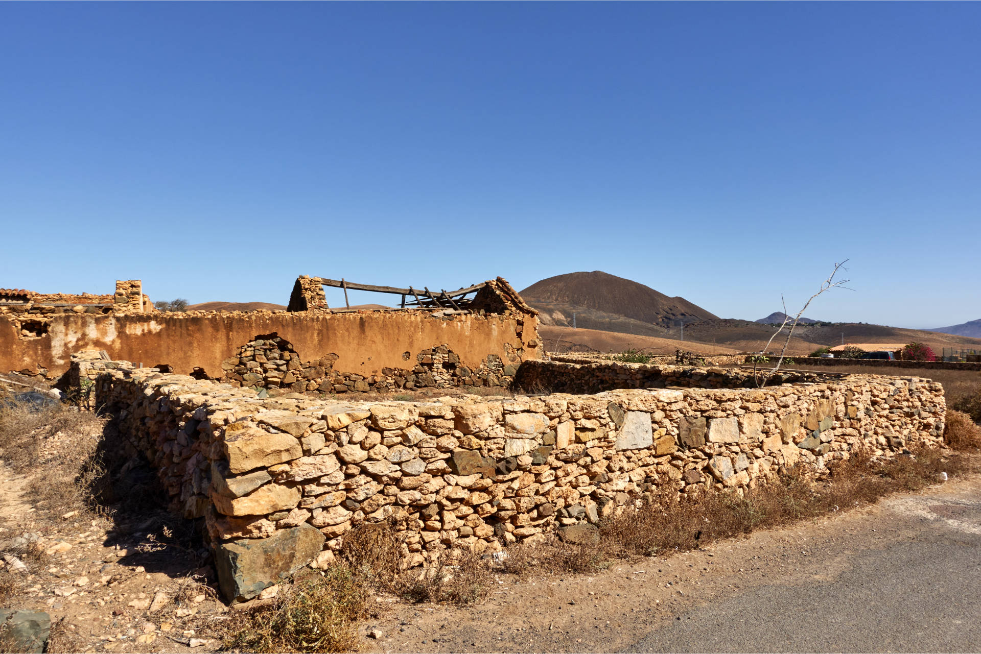 Verlassene Finca in Tiscamanita Fuerteventura.