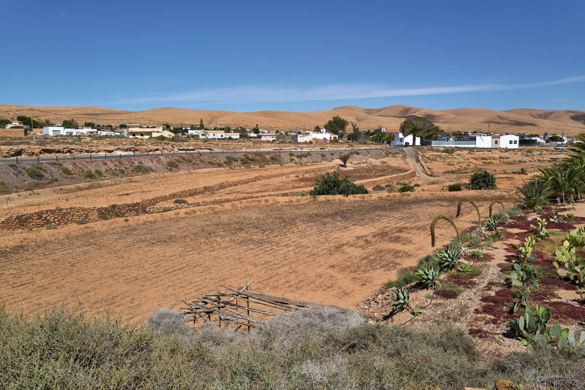 Barranco del Valle de las Cuevas Llanos de la Concepcíon Fuerteventura.