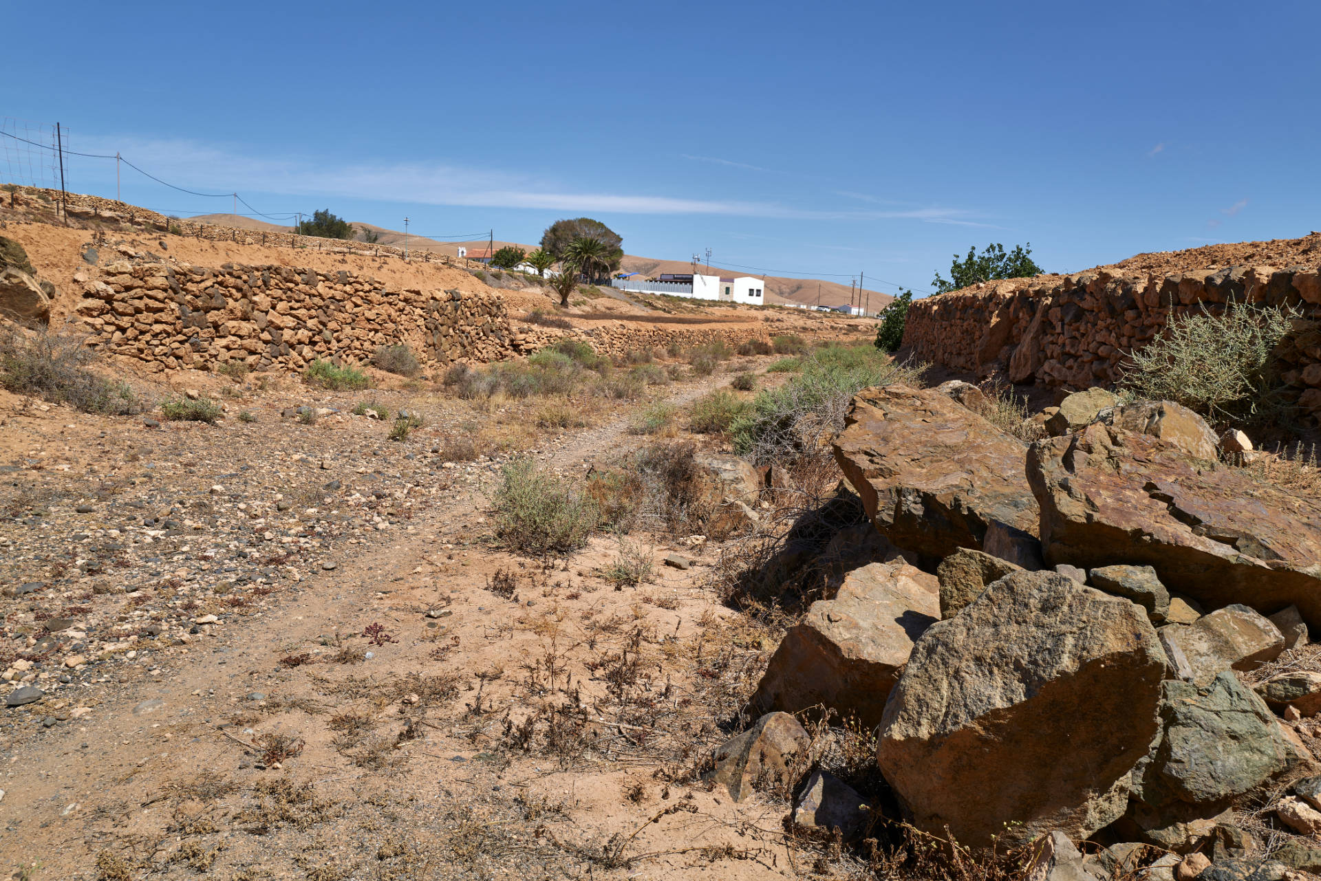 Barranco del Valle de las Cuevas Llanos de la Concepcíon Fuerteventura.