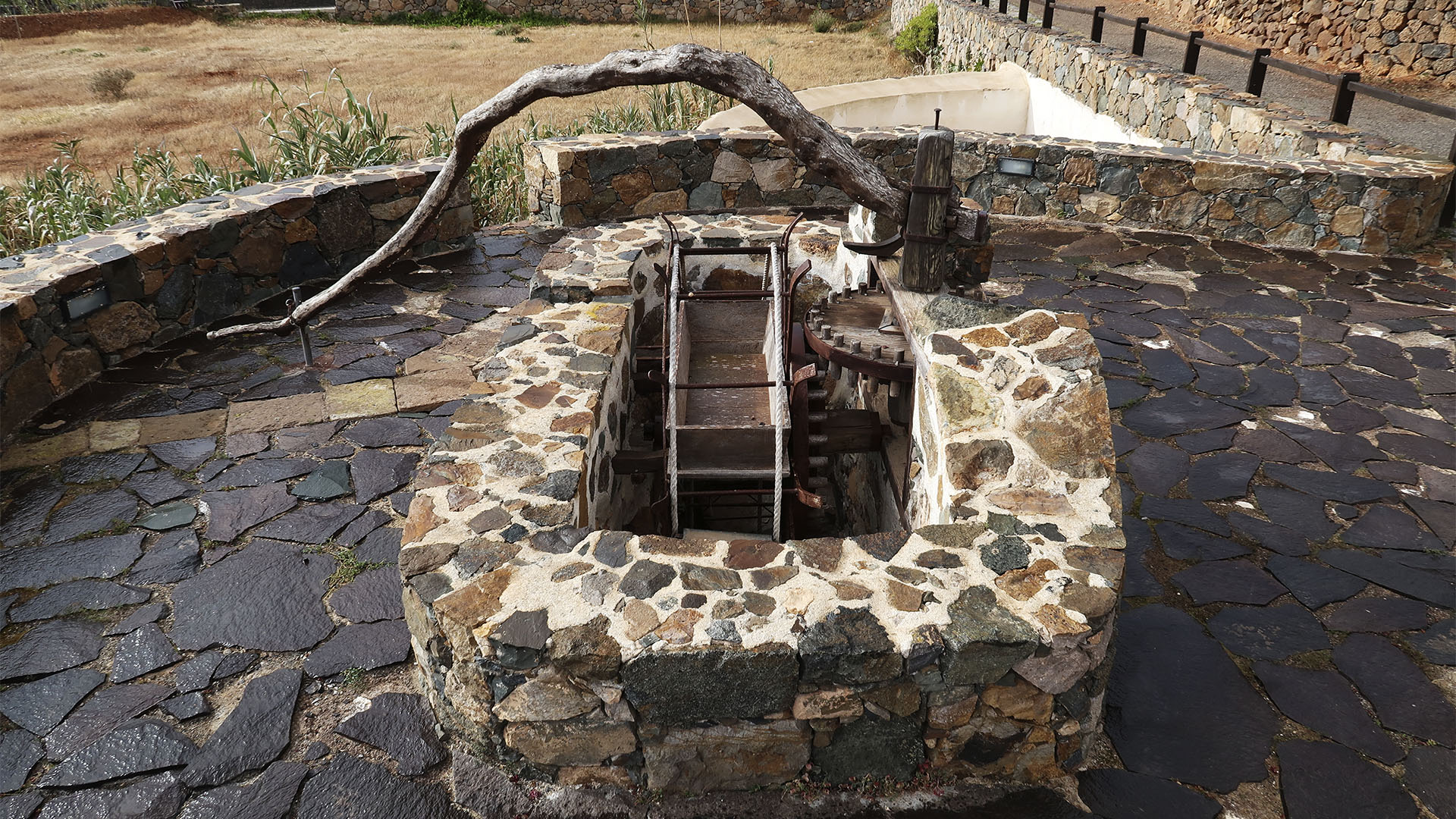 Historischer Brunnen in Betancuria Fuerteventura.