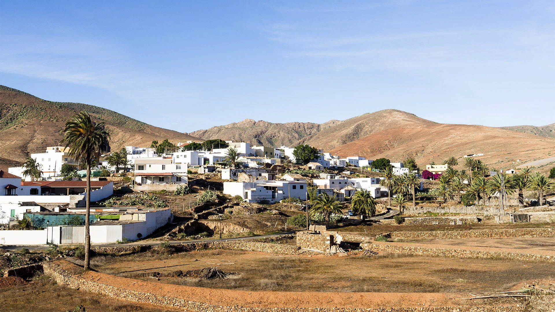 Die Ortschaft Toto nahe der Gemeindehauptstadt Pájara Fuerteventura.