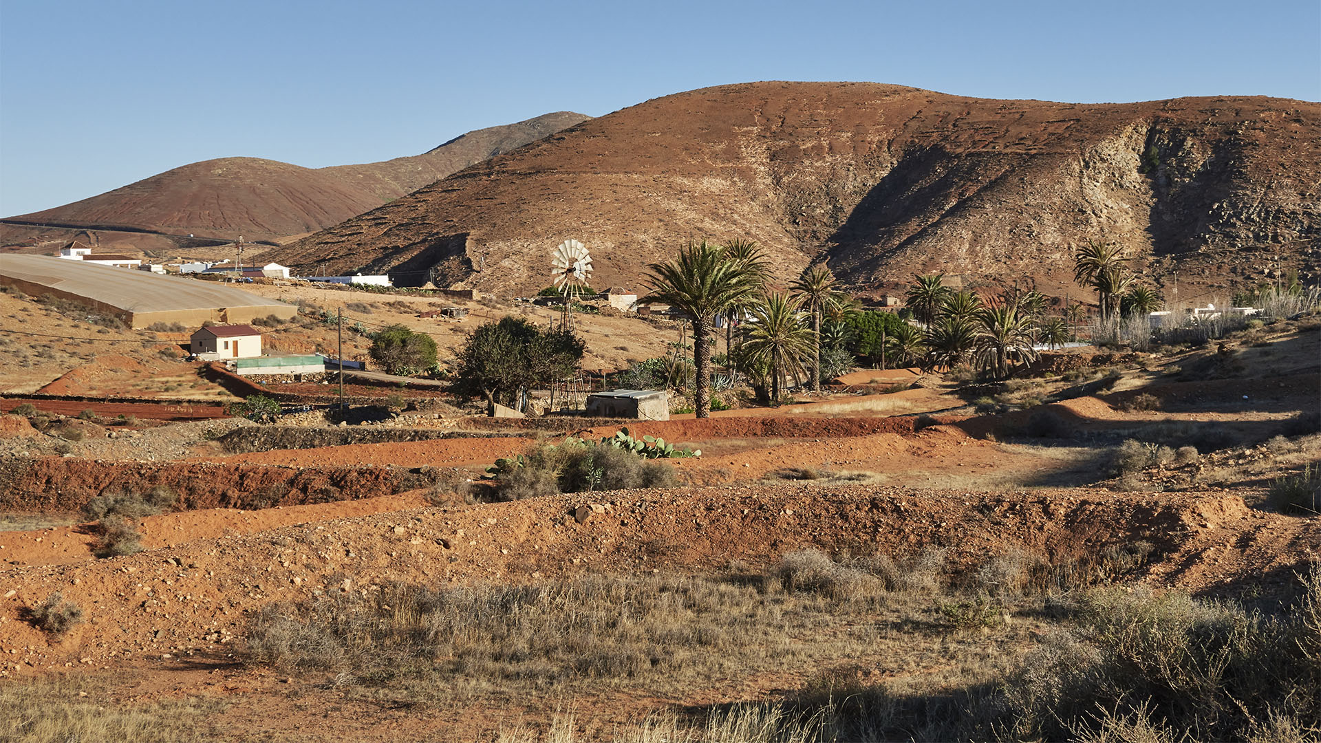 Die Ortschaft Toto nahe der Gemeindehauptstadt Pájara Fuerteventura.