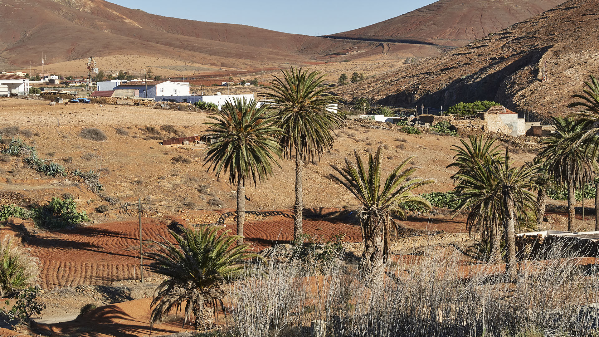 Die Ortschaft Toto nahe der Gemeindehauptstadt Pájara Fuerteventura.