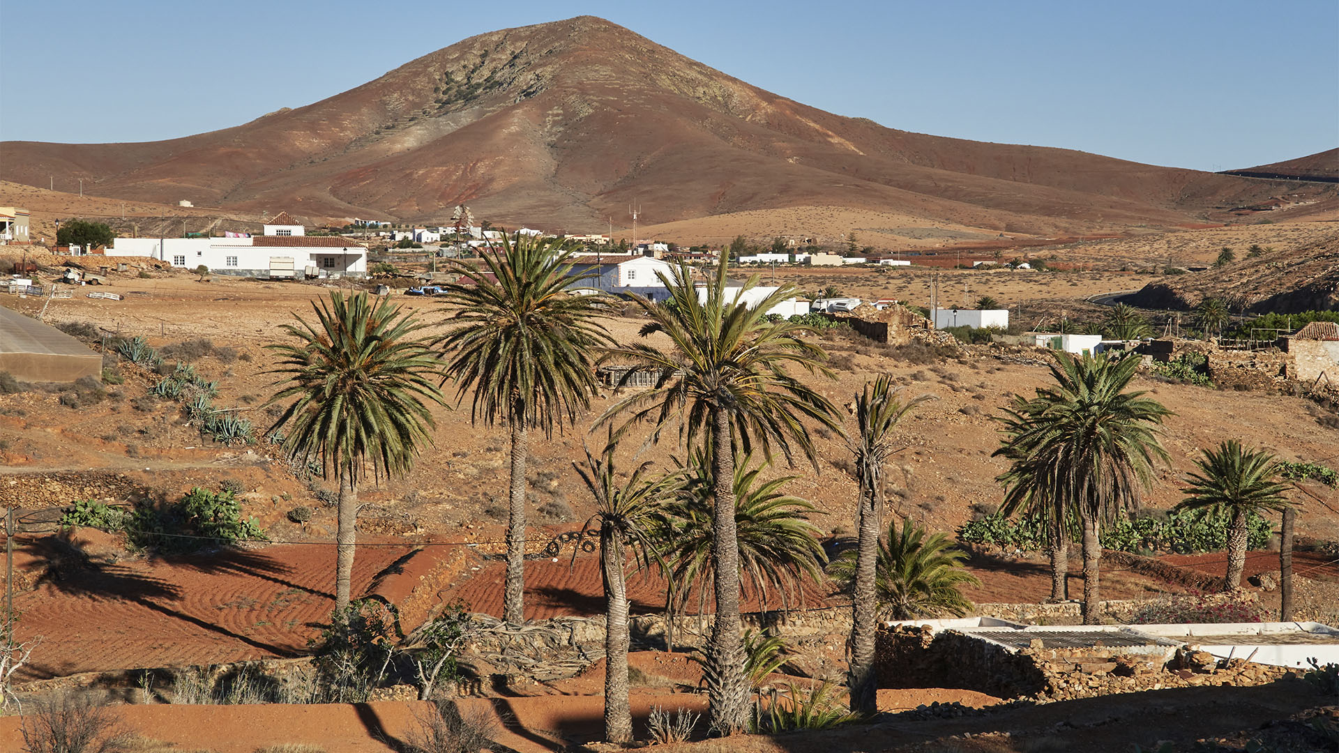 Die Ortschaft Toto nahe der Gemeindehauptstadt Pájara Fuerteventura.