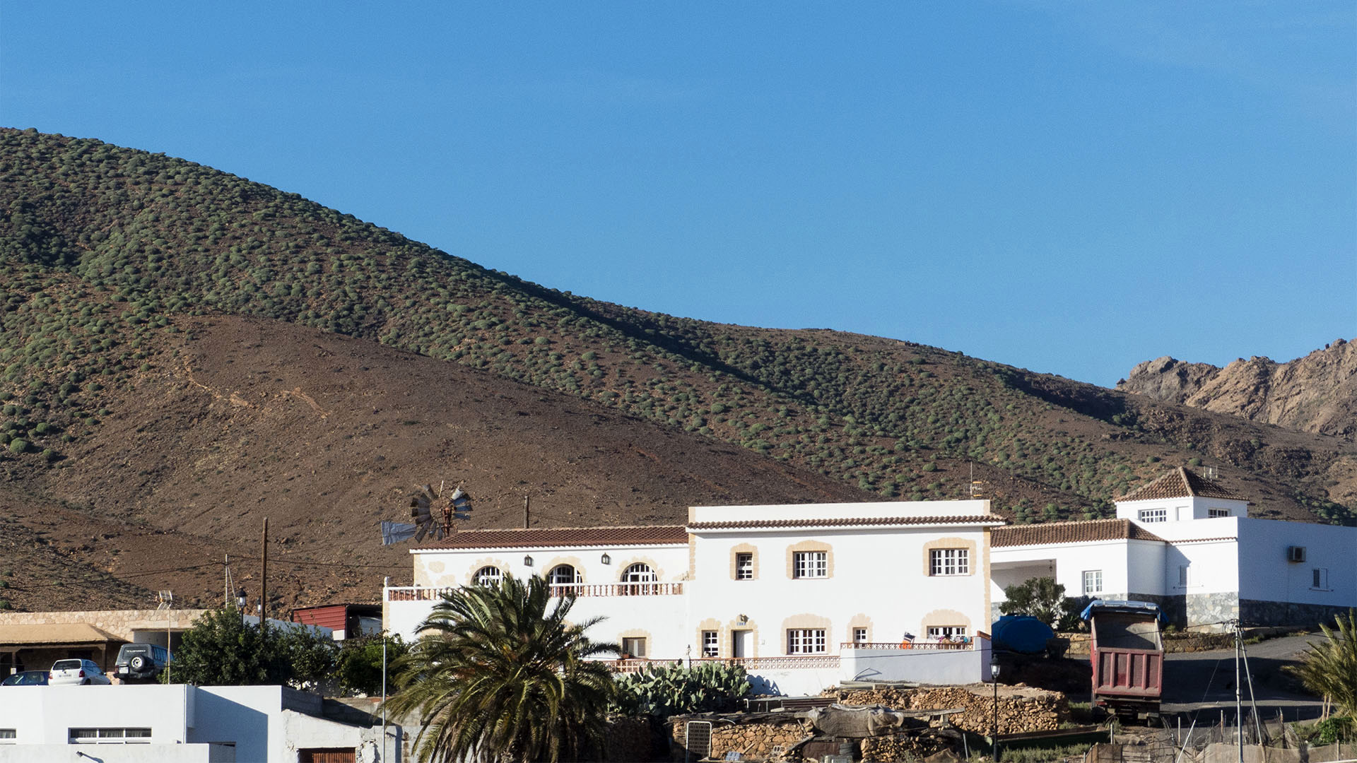 Die Ortschaft Toto nahe der Gemeindehauptstadt Pájara Fuerteventura.