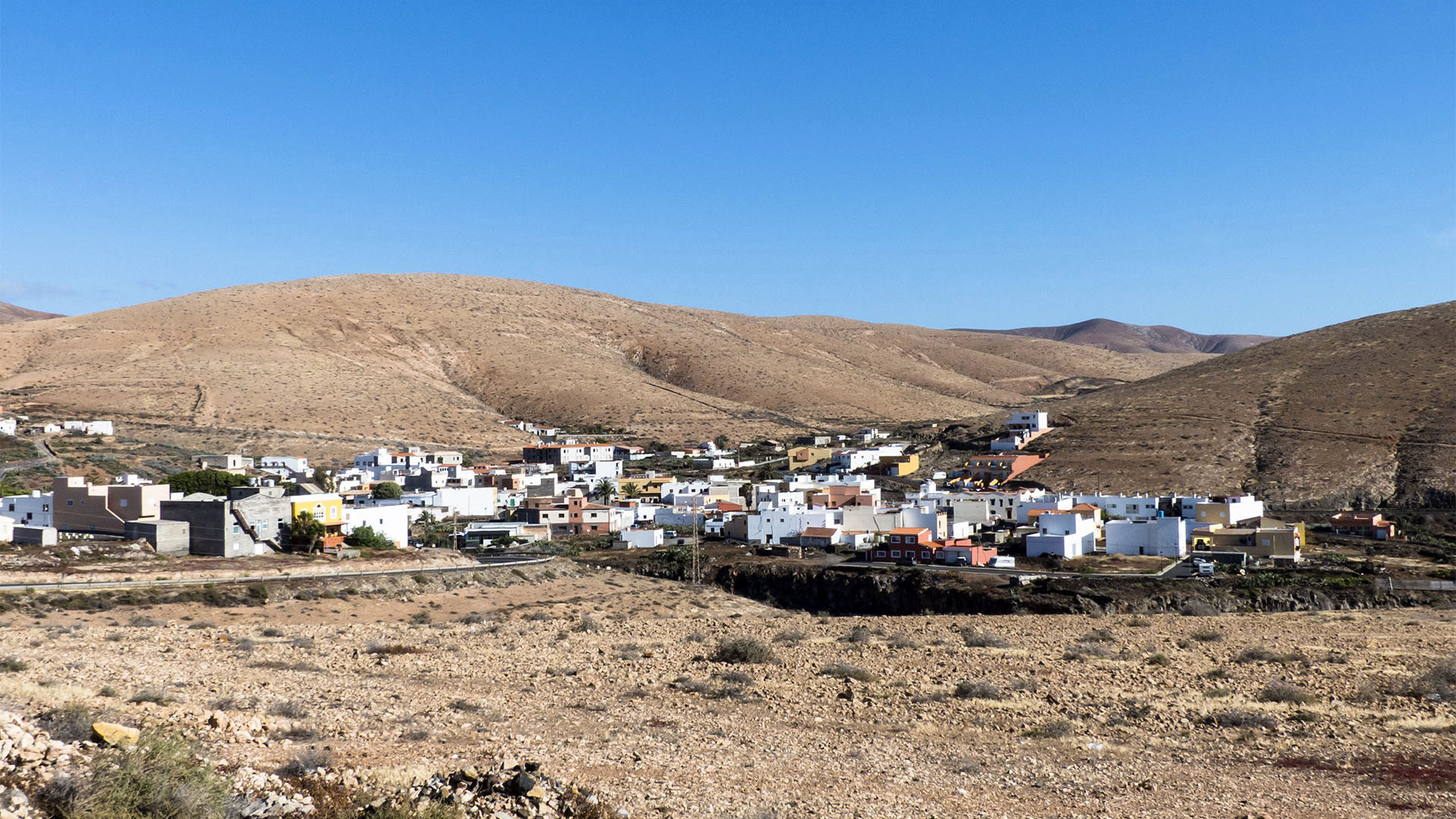 Der Ort Pájara auf Fuerteventura.