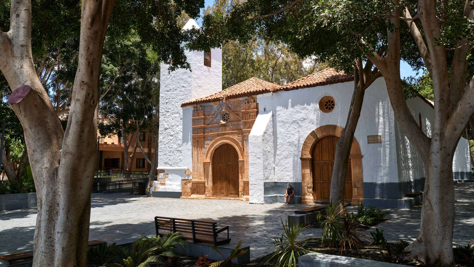 Die Kirche Iglesia de Nuestra Señora de Regla in Pájara Fuerteventura.