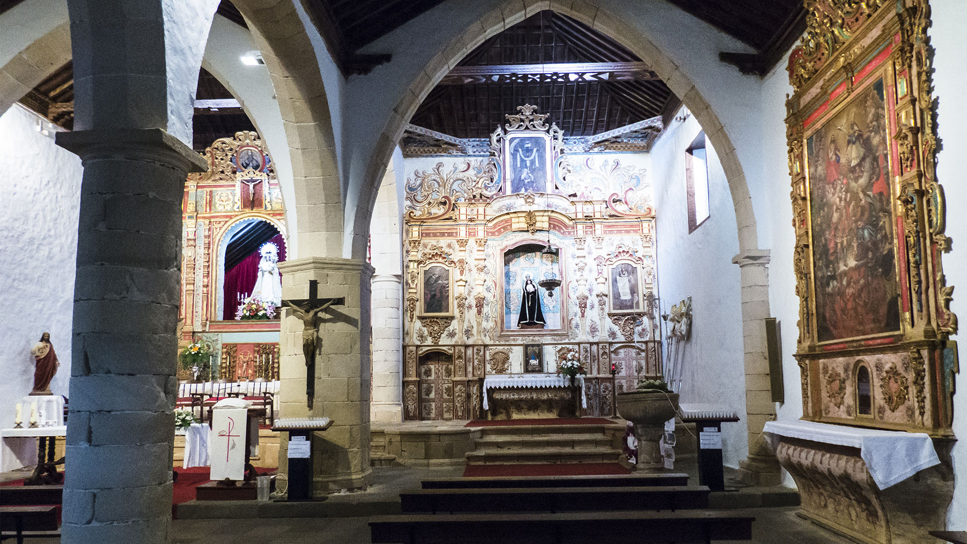 Die Kirche Iglesia de Nuestra Señora de Regla in Pájara Fuerteventura.
