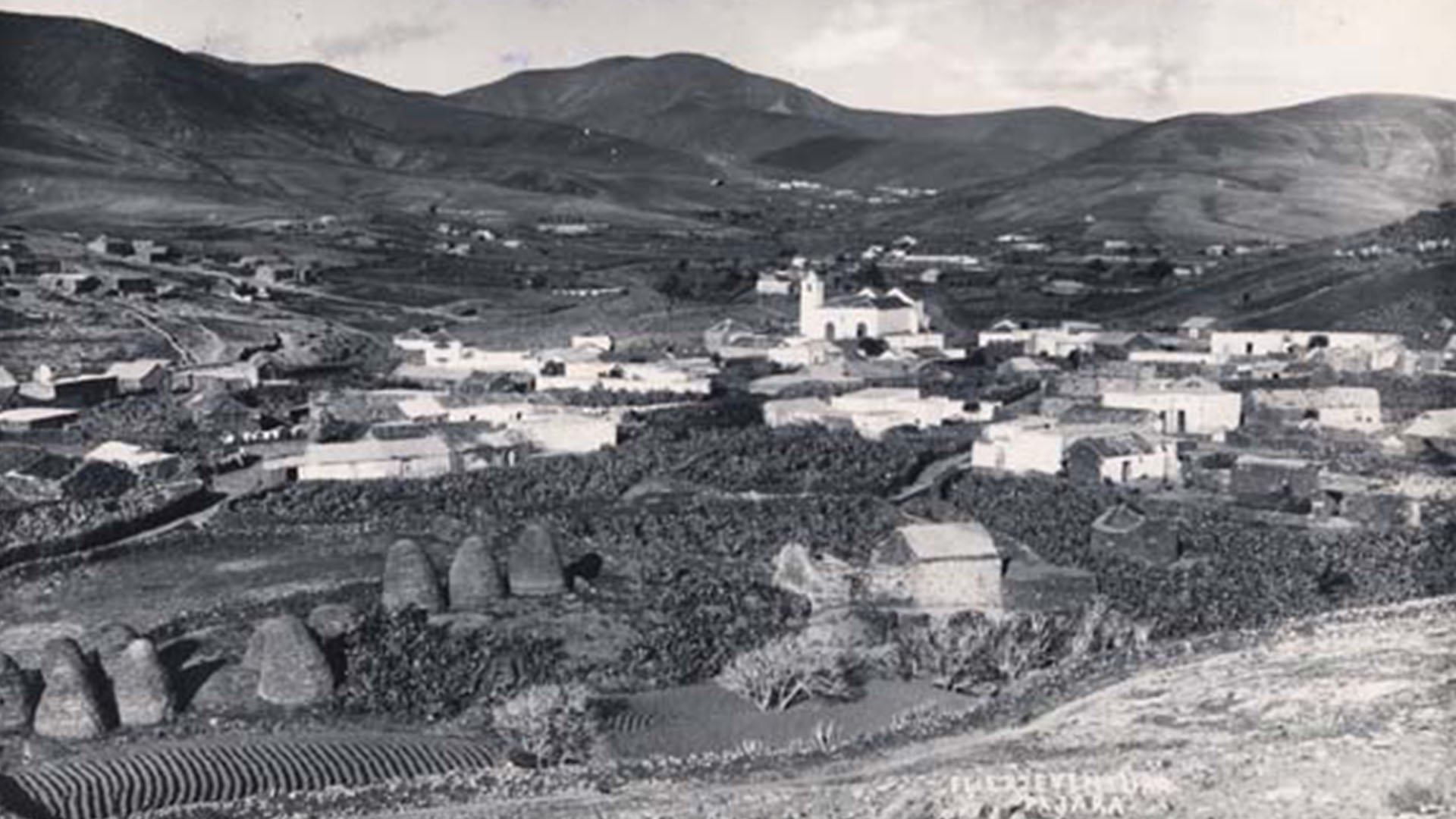 Der Ort Pájara Fuerteventura im Jahr 1890.