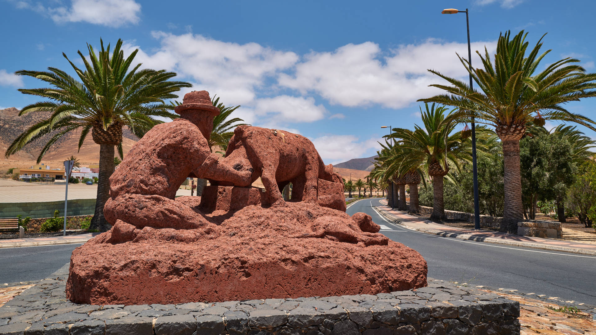 Die Gemeindehauptstadt Pájara Fuerteventura.