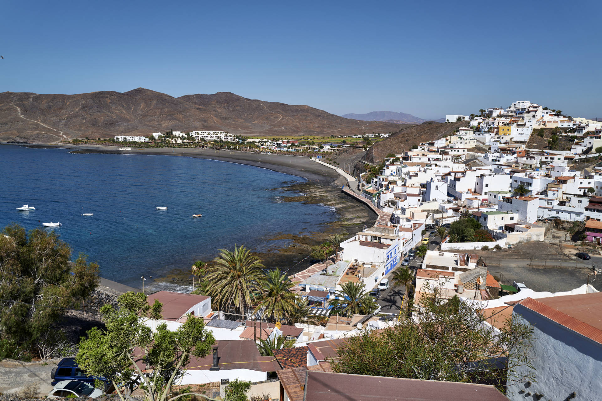 Der Ort Las Playitas im Süden von Fuerteventura.