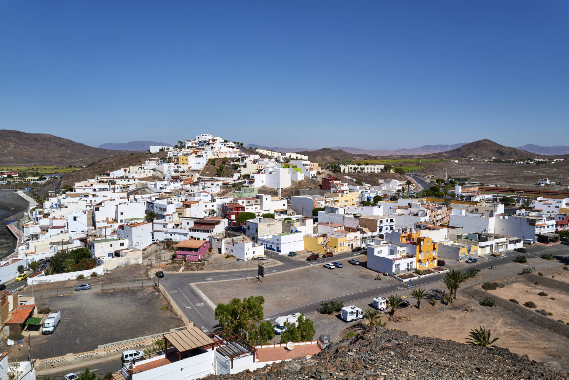 Der Ort Las Playitas im Süden von Fuerteventura.