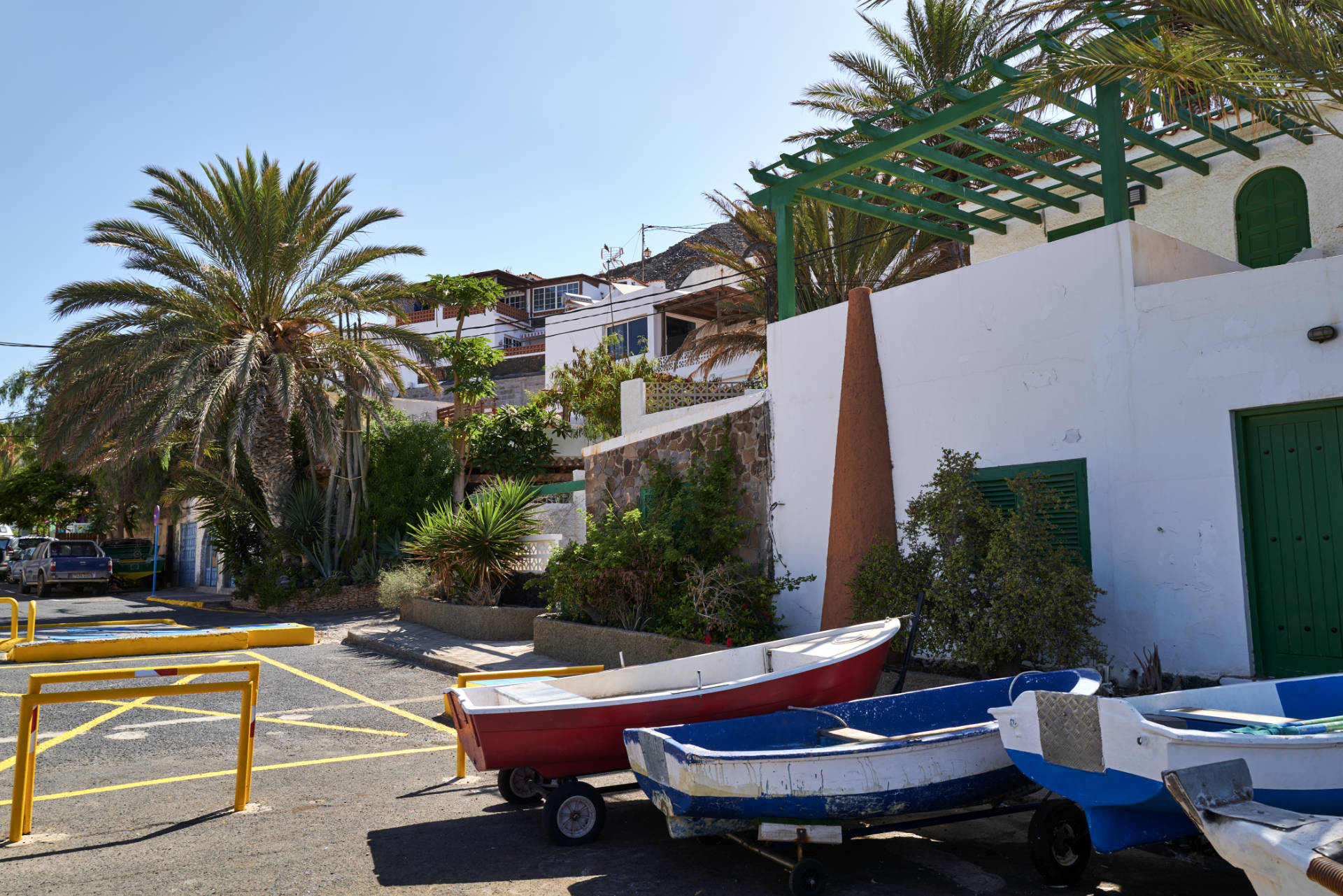 Der Ort Las Playitas im Süden von Fuerteventura.