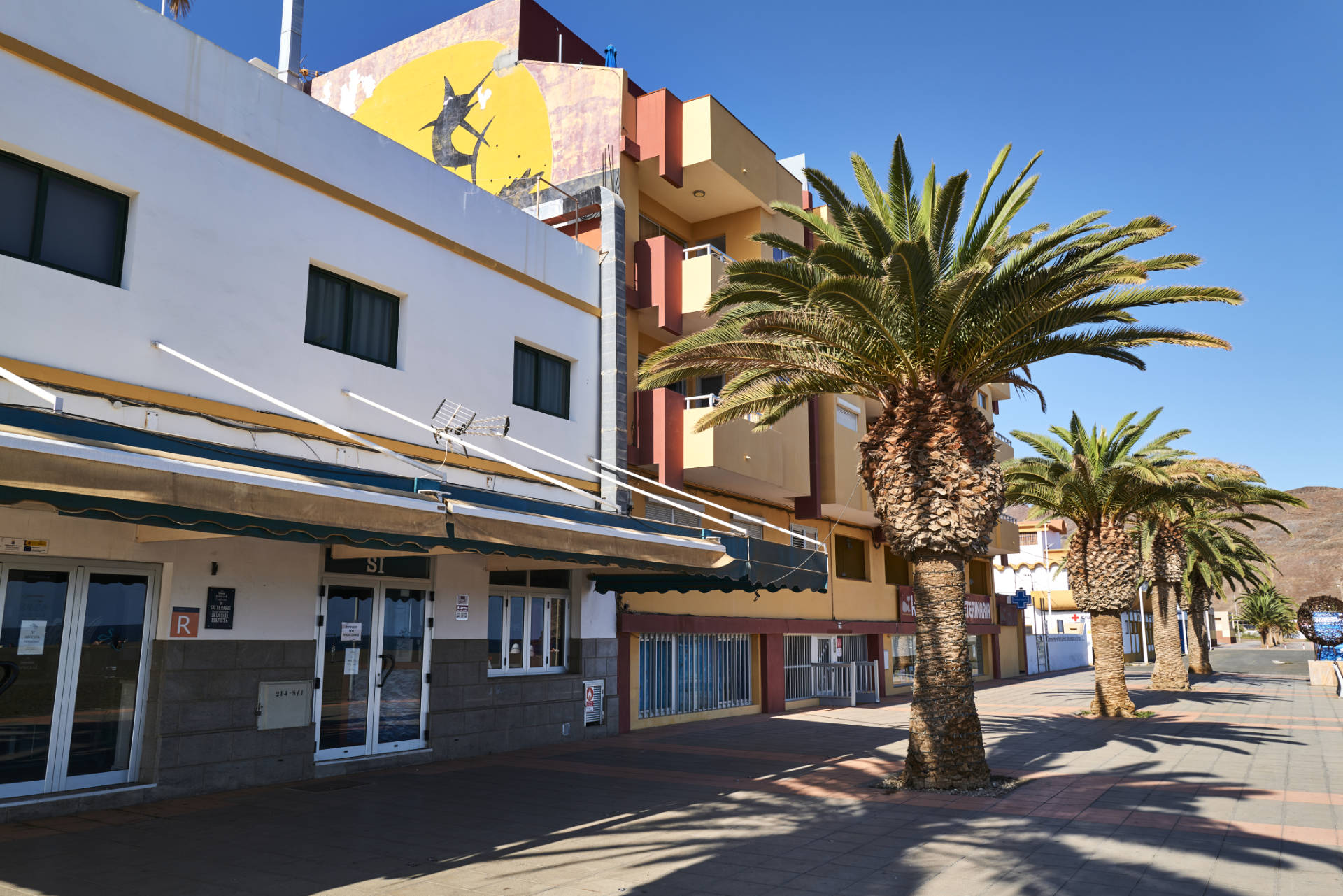 Am paseo marítimo von Gran Tarajal Fuerteventura.