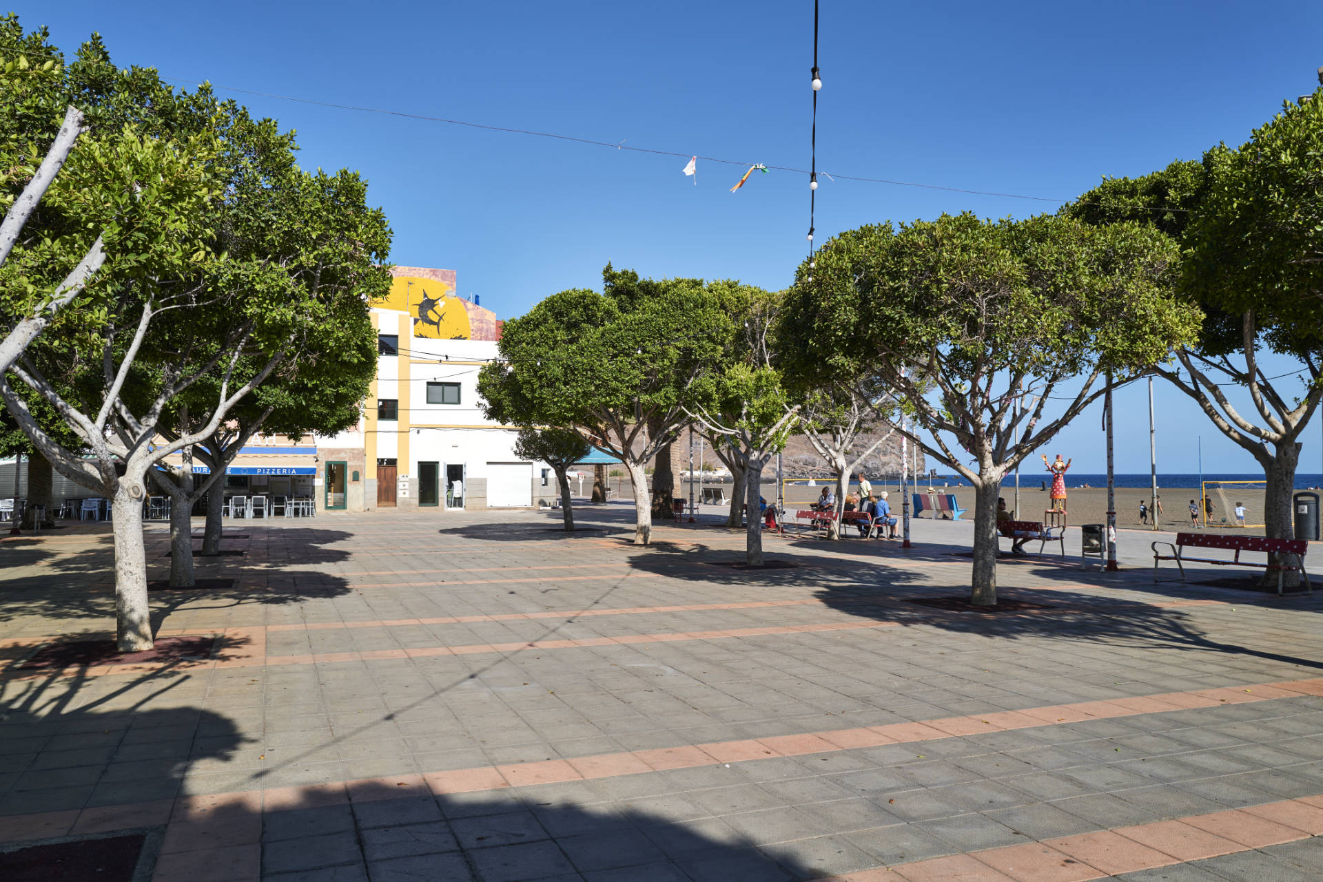 Am paseo marítimo von Gran Tarajal Fuerteventura.