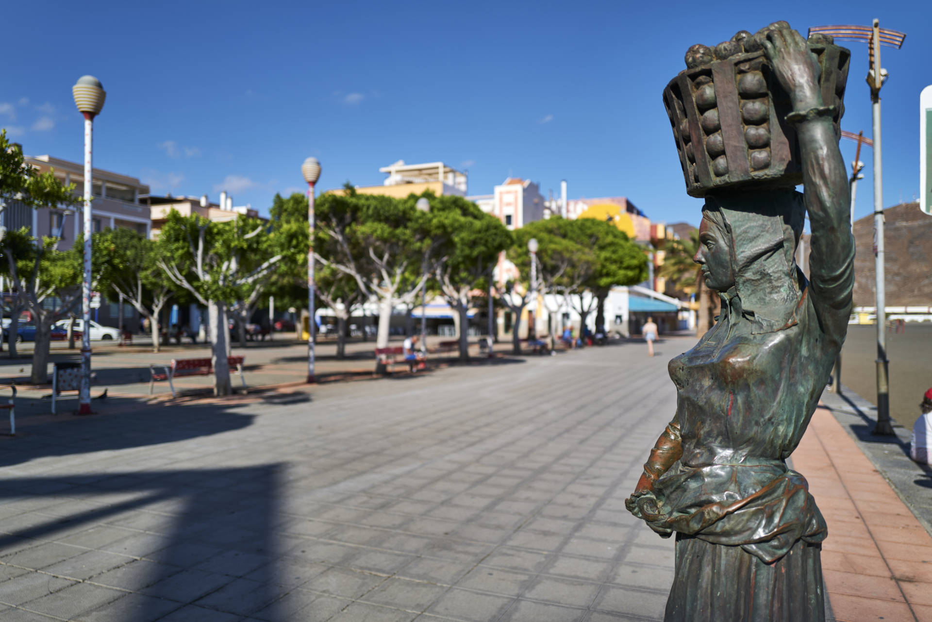 Am paseo marítimo von Gran Tarajal Fuerteventura.