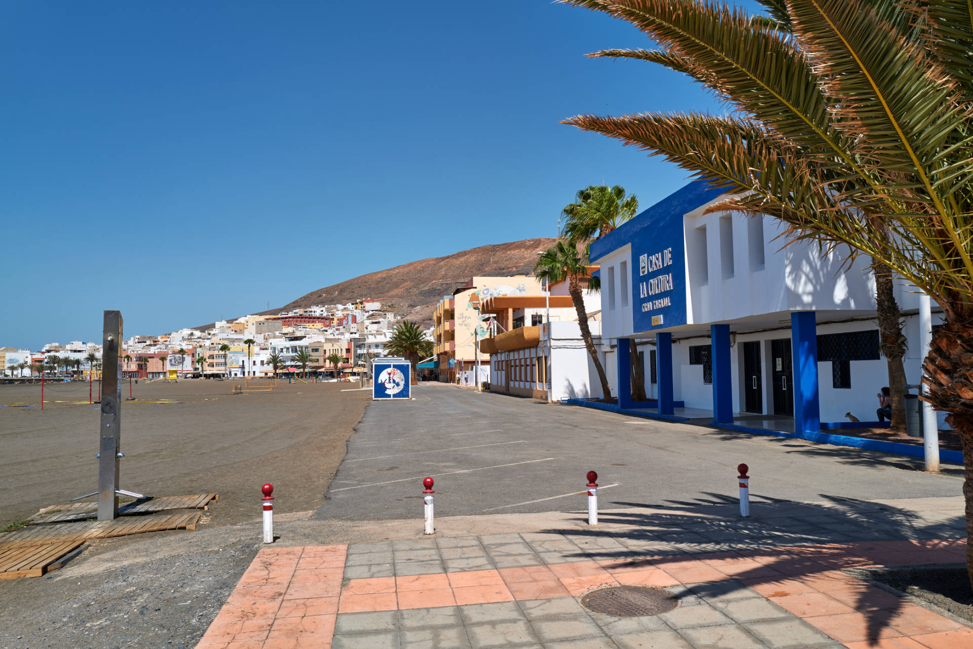 Am paseo marítimo von Gran Tarajal Fuerteventura.