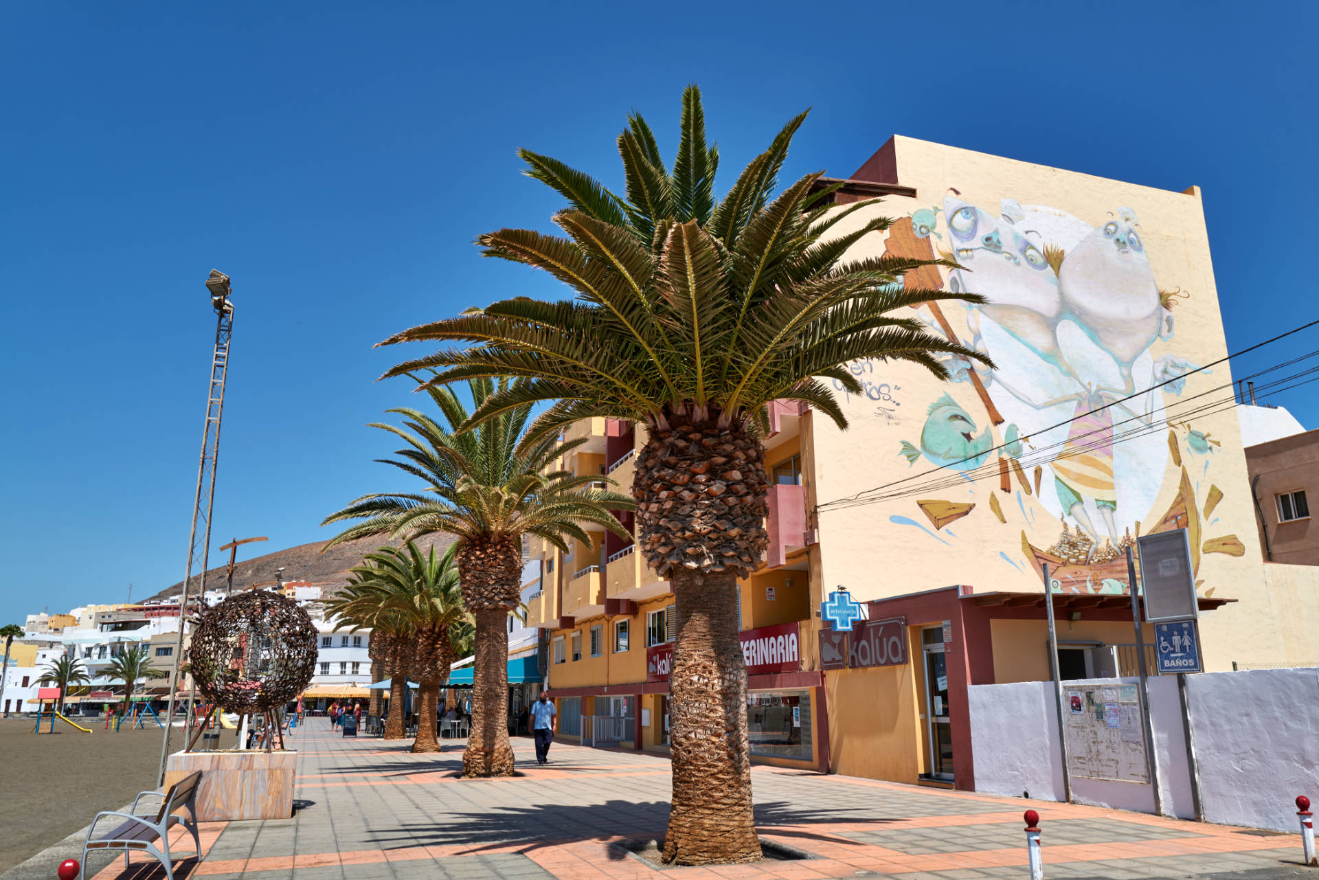 Am paseo marítimo von Gran Tarajal Fuerteventura.