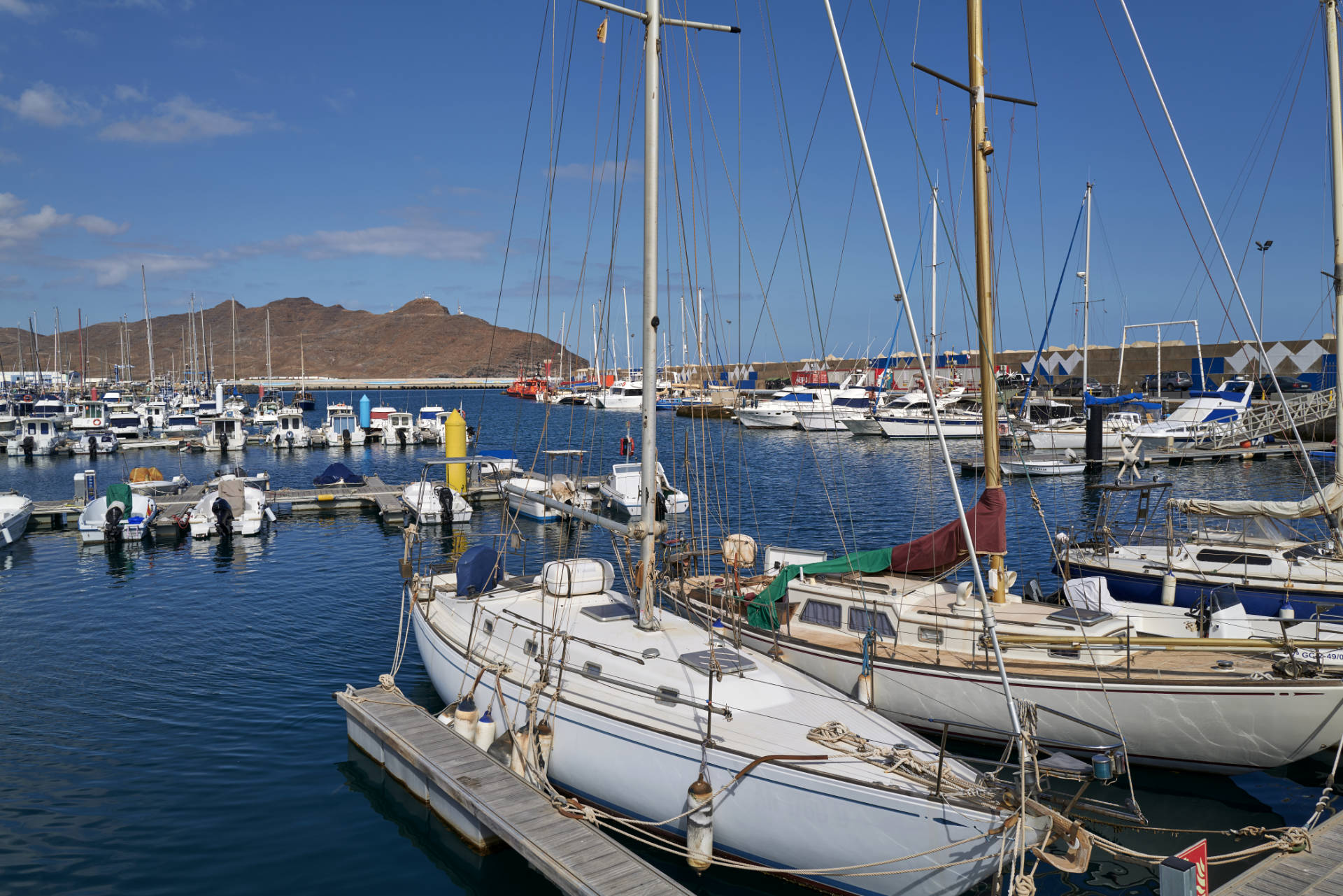 Der Hafen von Gran Tarajal Fuerteventura.