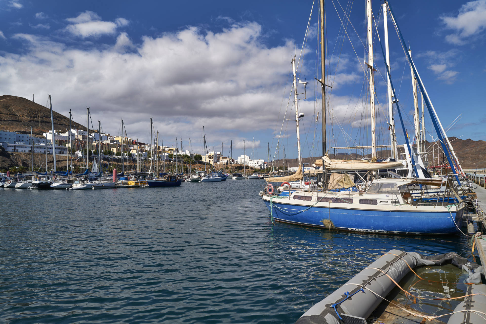 Der Hafen von Gran Tarajal Fuerteventura.