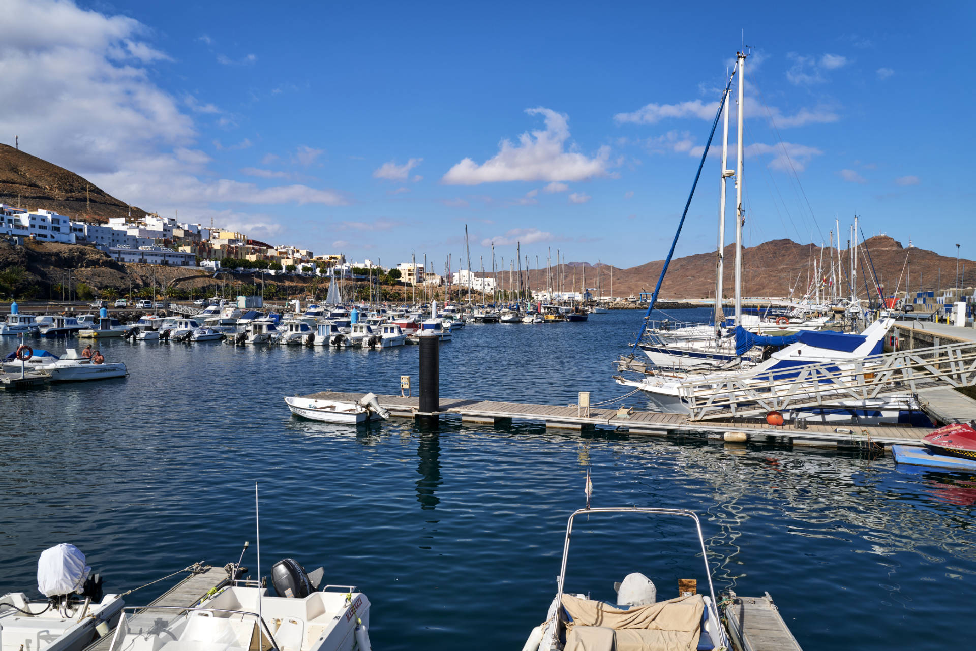 Der Hafen von Gran Tarajal Fuerteventura.