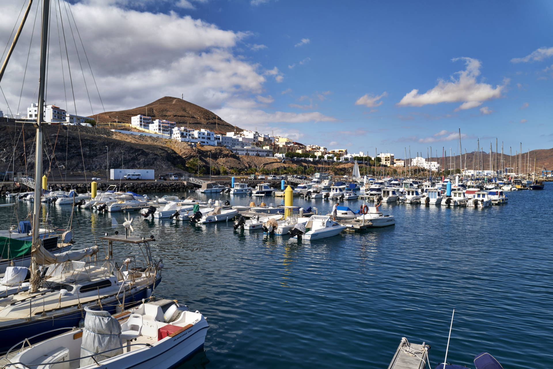 Der Hafen von Gran Tarajal Fuerteventura.