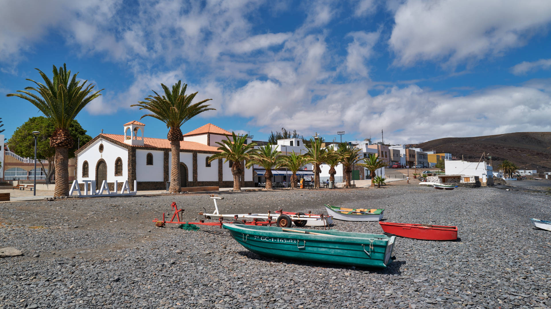 Der Ort La Lajita Fuerteventura.