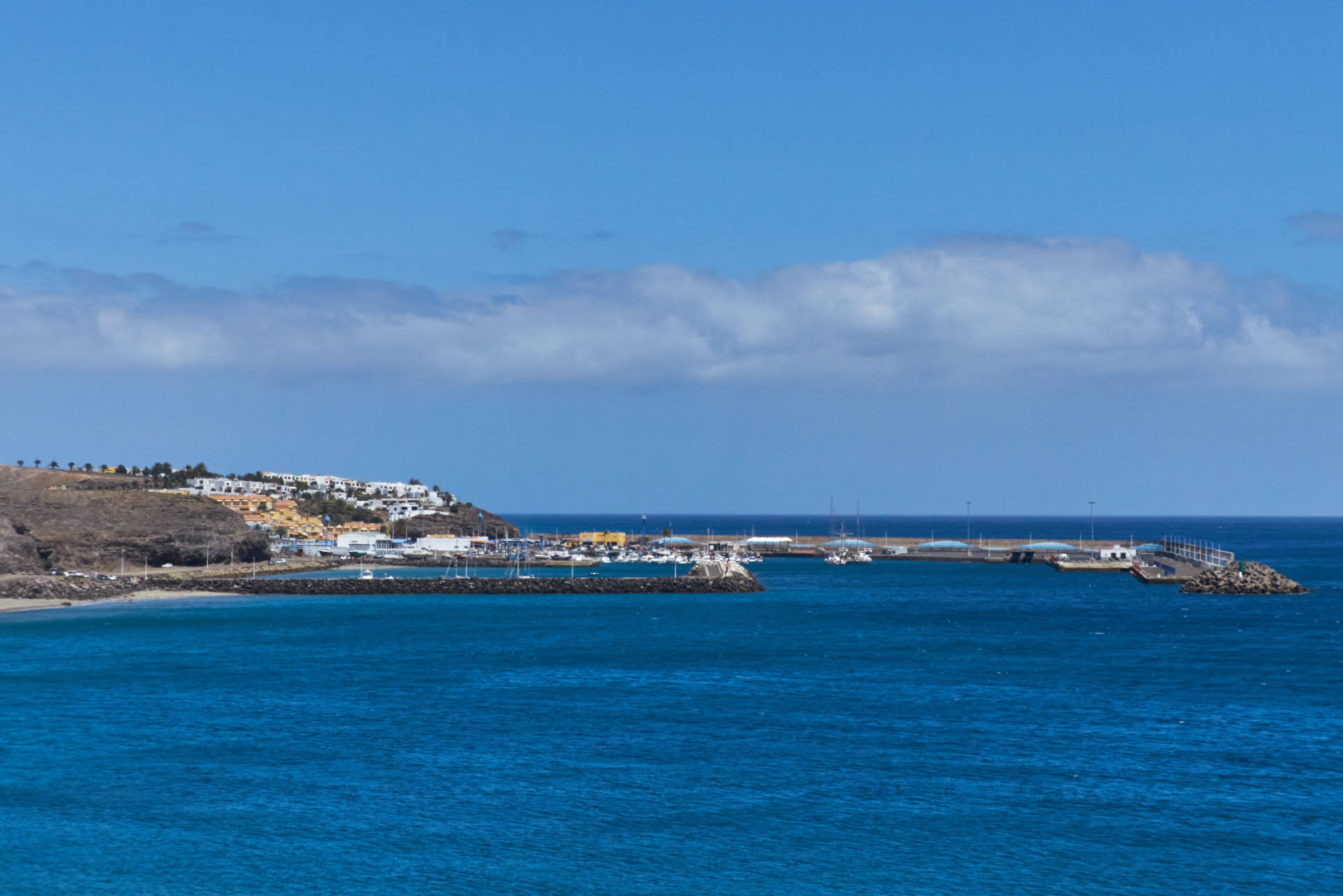 Der Hafen von Morro Jable Fuerteventura.