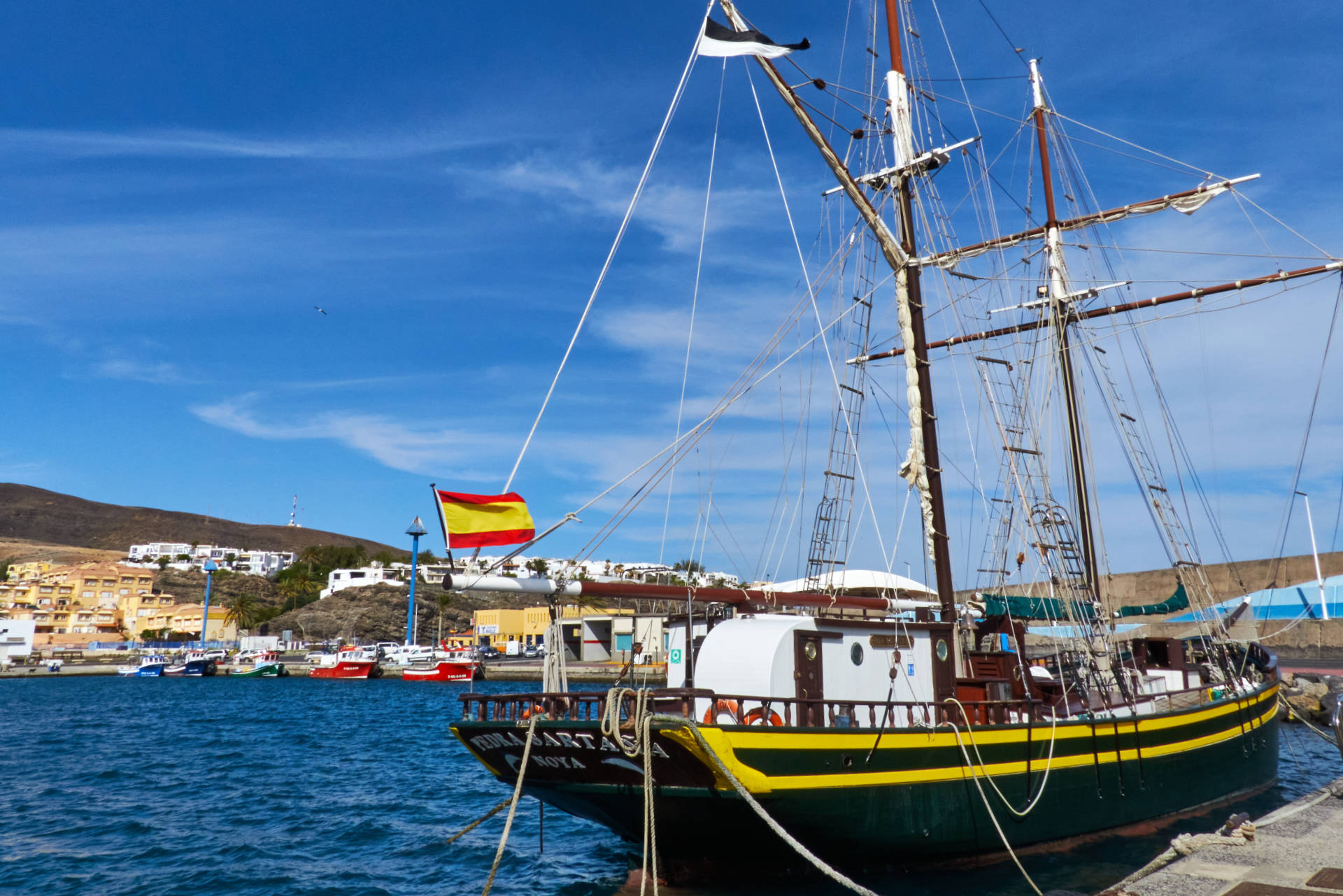 Der Hafen von Morro Jable Fuerteventura.