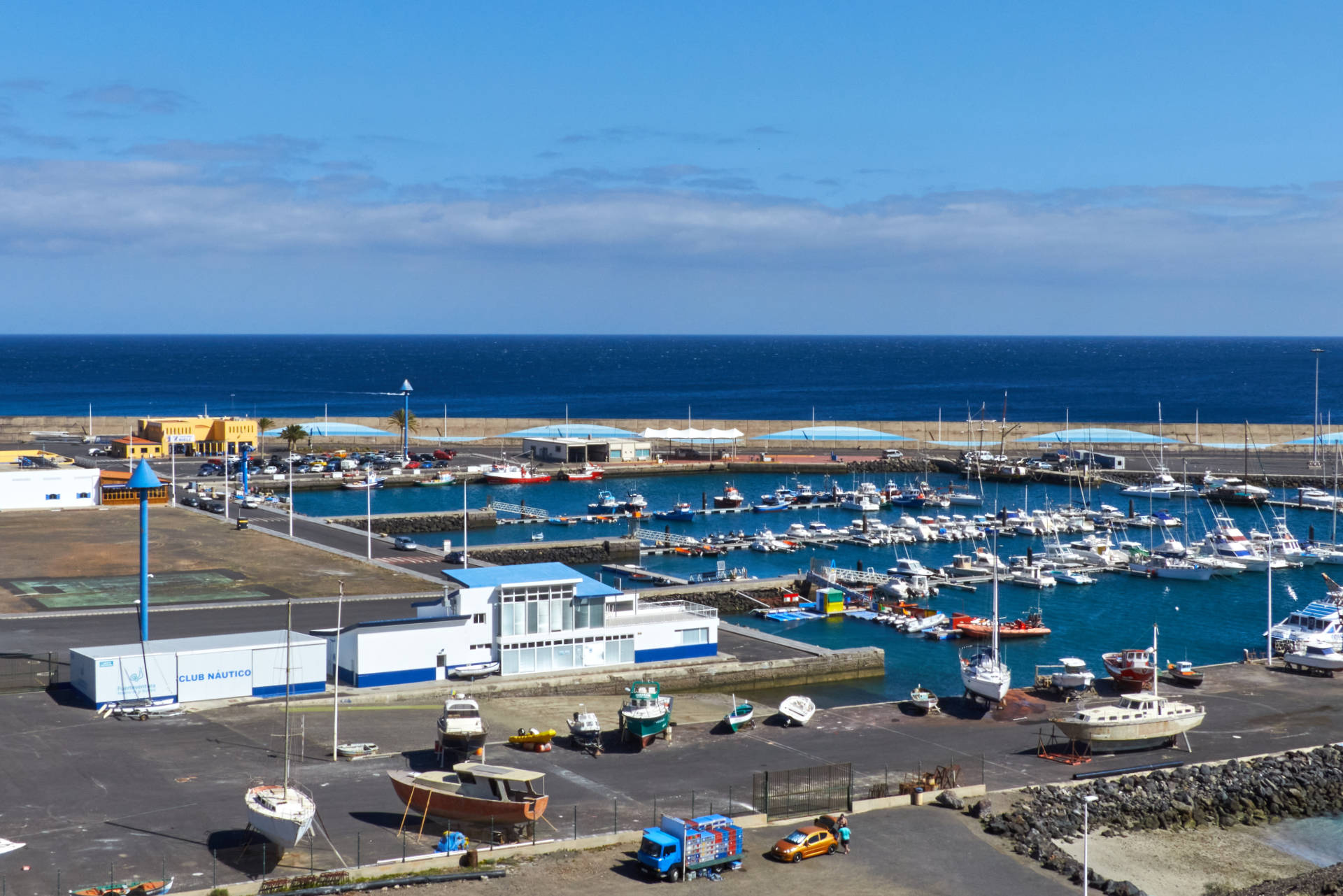 Der Hafen von Morro Jable Fuerteventura.