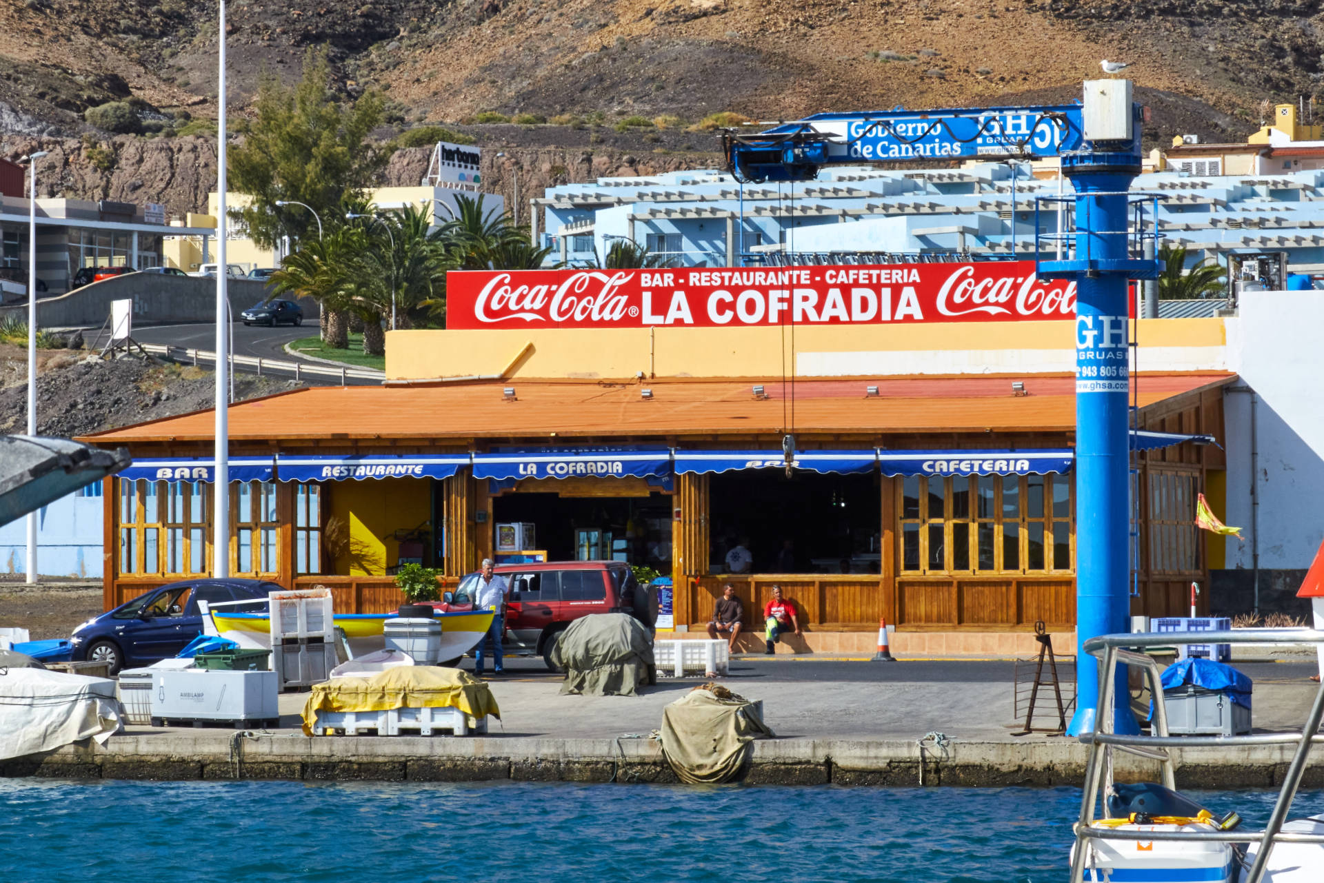 Der Hafen von Morro Jable Fuerteventura.