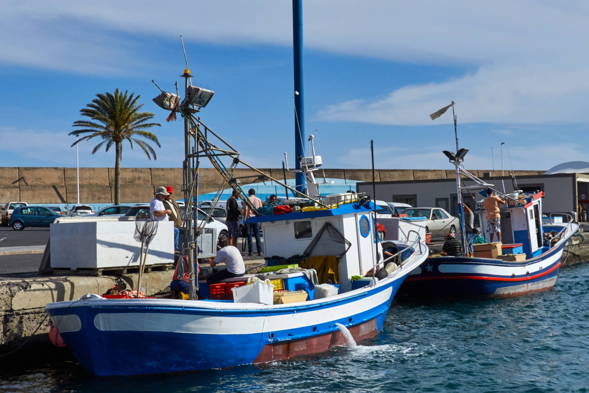 Der Hafen von Morro Jable Fuerteventura.