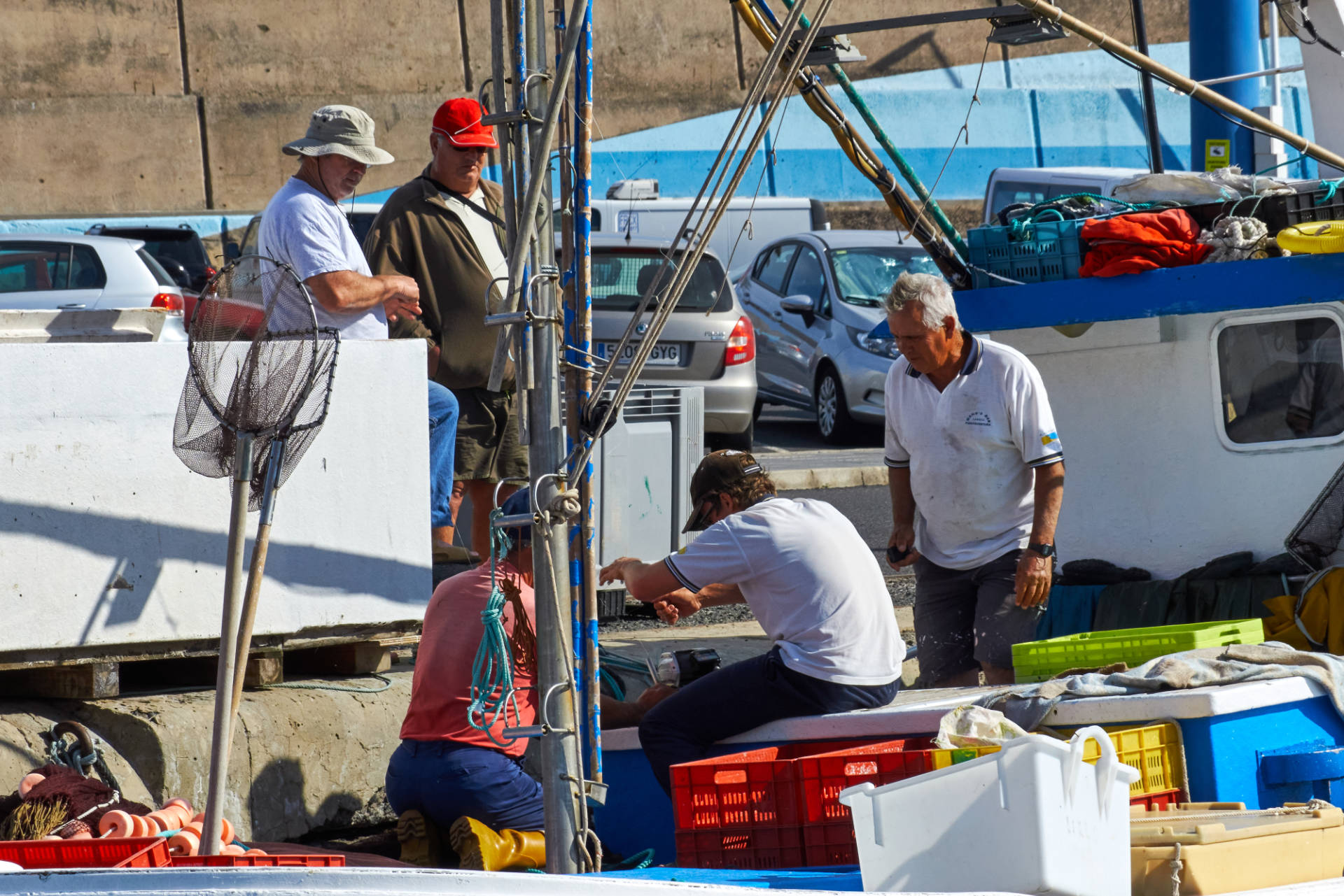 Der Hafen von Morro Jable Fuerteventura.