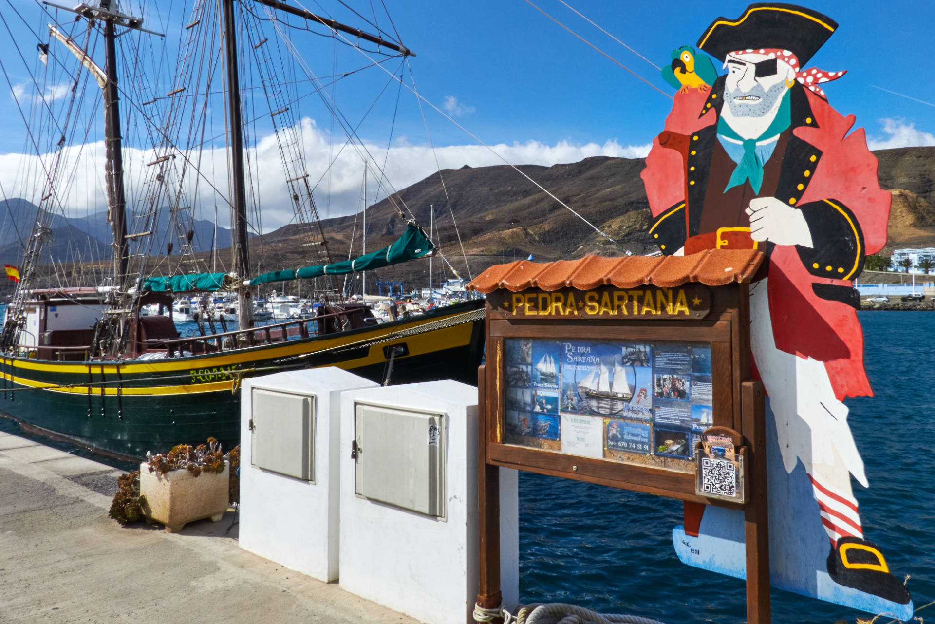 Der Hafen von Morro Jable Fuerteventura.