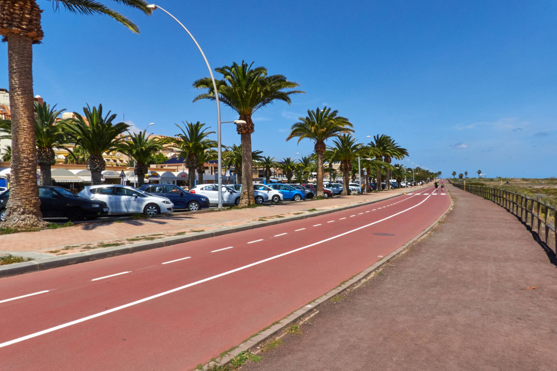 Der paseo von Morro Jable Fuerteventura.