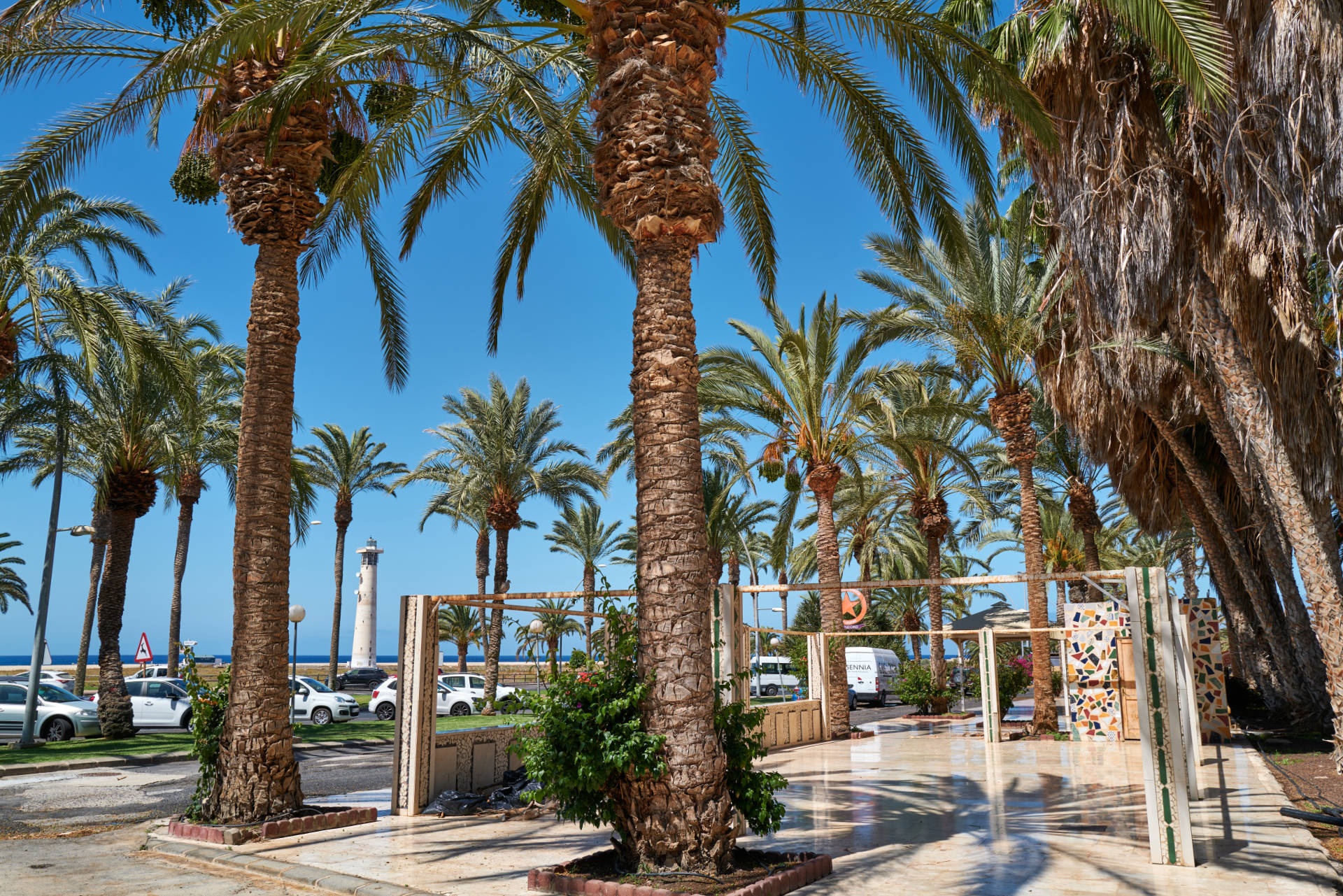 Der paseo von Morro Jable Fuerteventura.