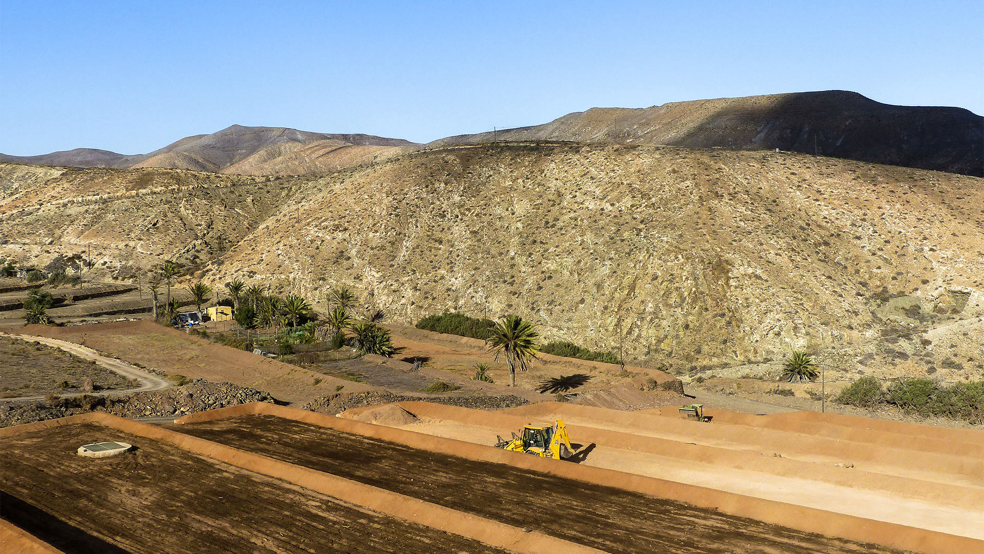 Landwirtschaft in El Cardón Fuerteventura.