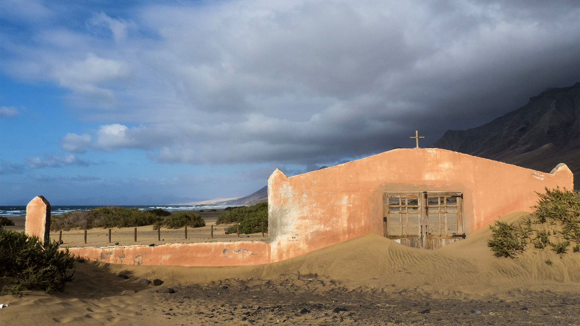 Der Friedhof von Cofete Jandía Fuerteventura.