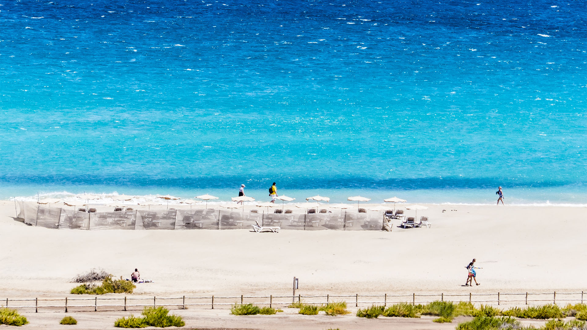 Sonnen und baden auf Fuerteventura.