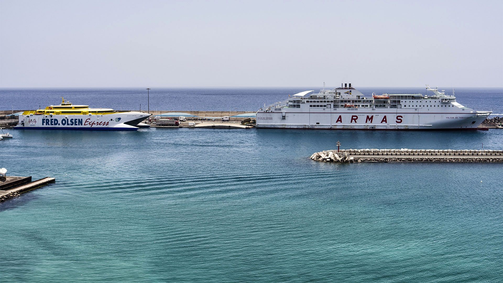 Fuerteventura Inselrundfahrt Südschleife – Morro Jable Fährhafen.