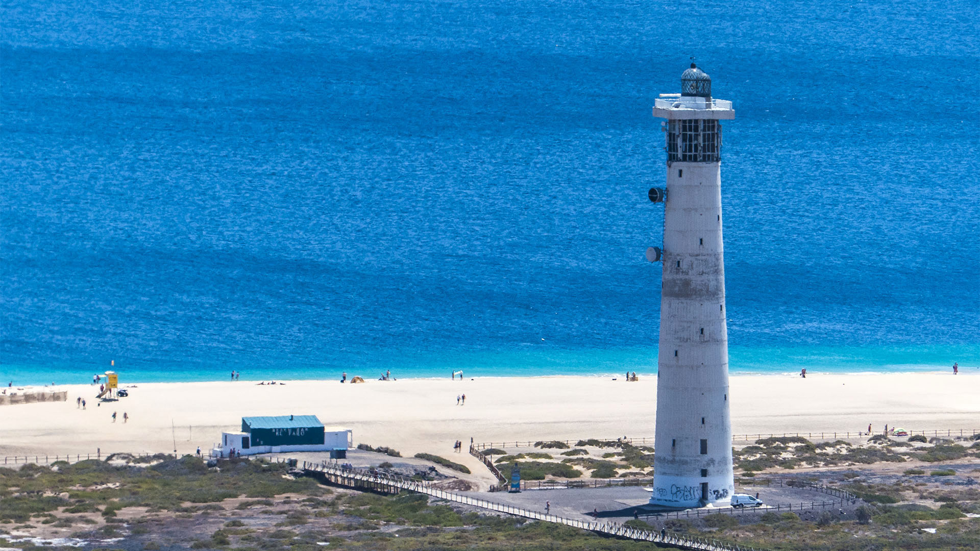 Fuerteventura Inselrundfahrt Südschleife – Faro de Jable und Salzwiesen.