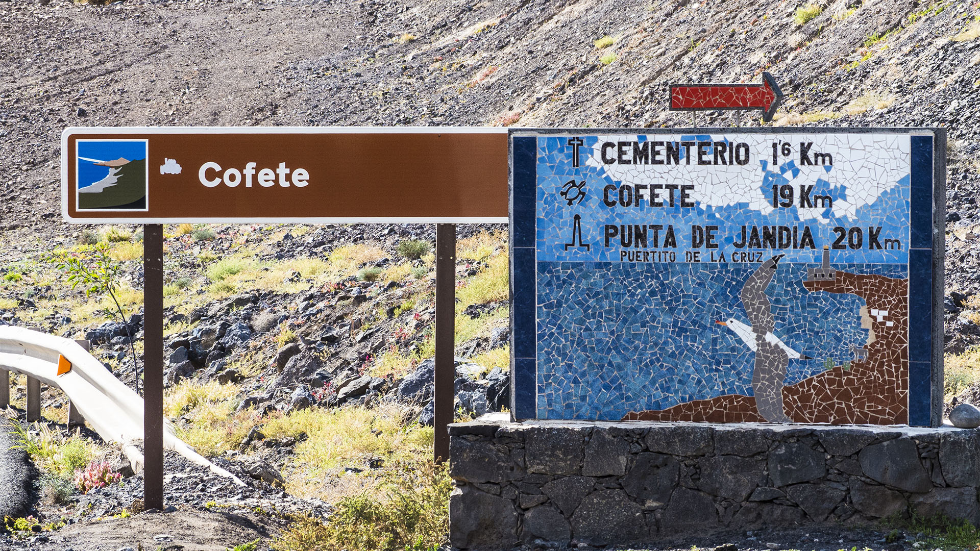 Fuerteventura Inselrundfahrt Südschleife – die Piste nach Cofete.