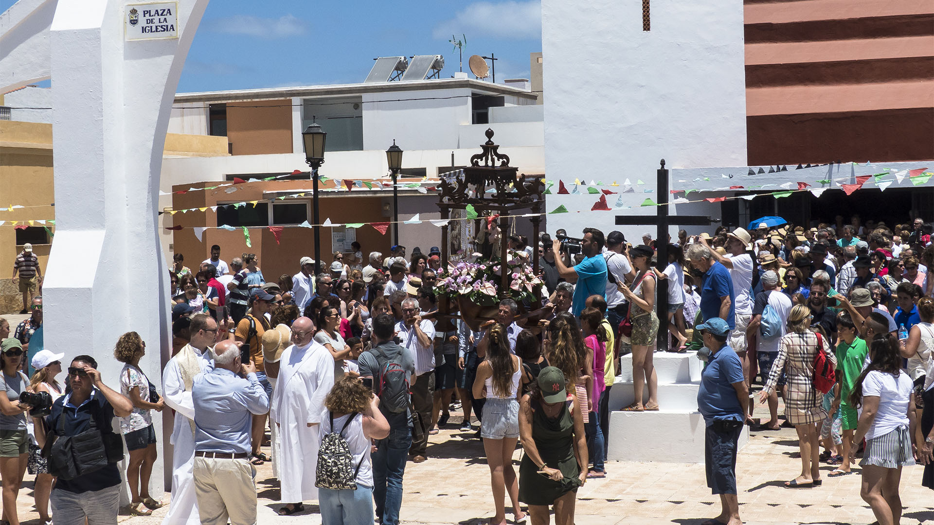 Die Fiesta Nuestra Señora del Carmen Corralejo Fuerteventura.